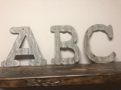 2 inch Metal Letters/Numbers Bleeker Font – Creekside Cottage Designs