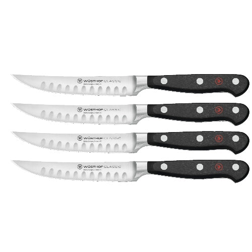 Case 2266 4-Piece Steak Knife Set, Natural Bone Handle