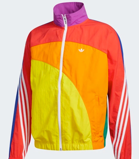 adidas off center windbreaker