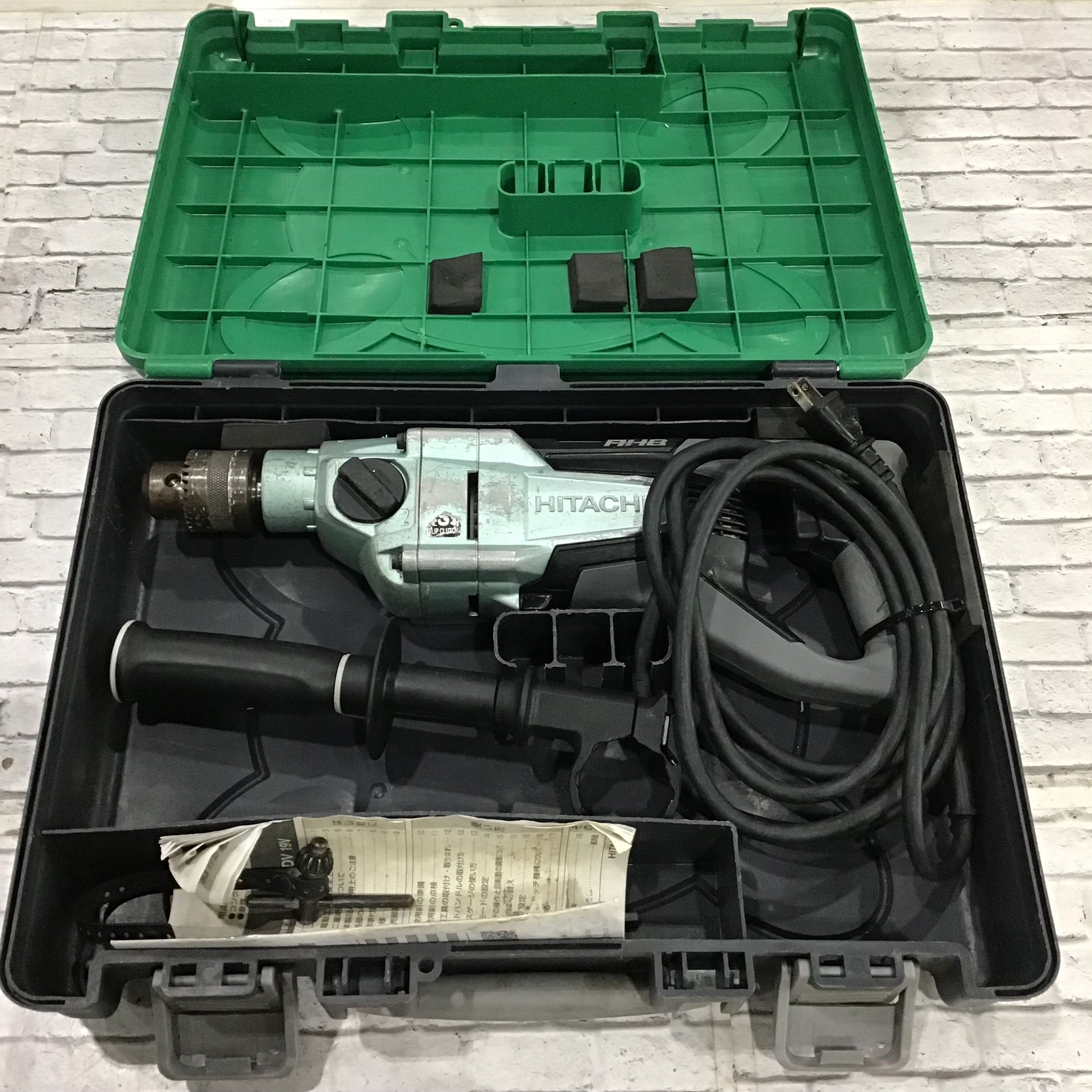 ☆未使用品☆HiKOKI ハイコーキ 19mm 振動ドリル DV19V ケース付き 60370