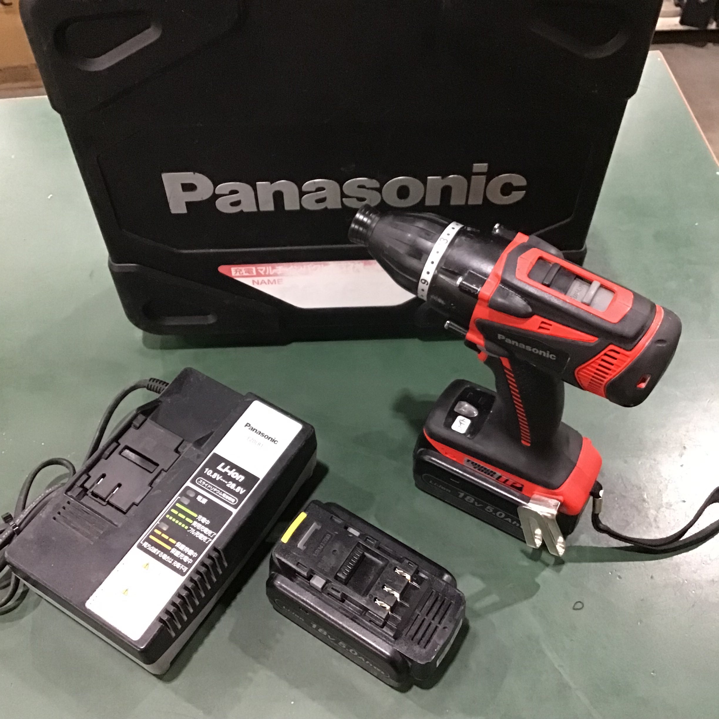 ○Panasonic 充電ハンマードリル(黒) 28.8V EZ7880LN2S-B【町田店