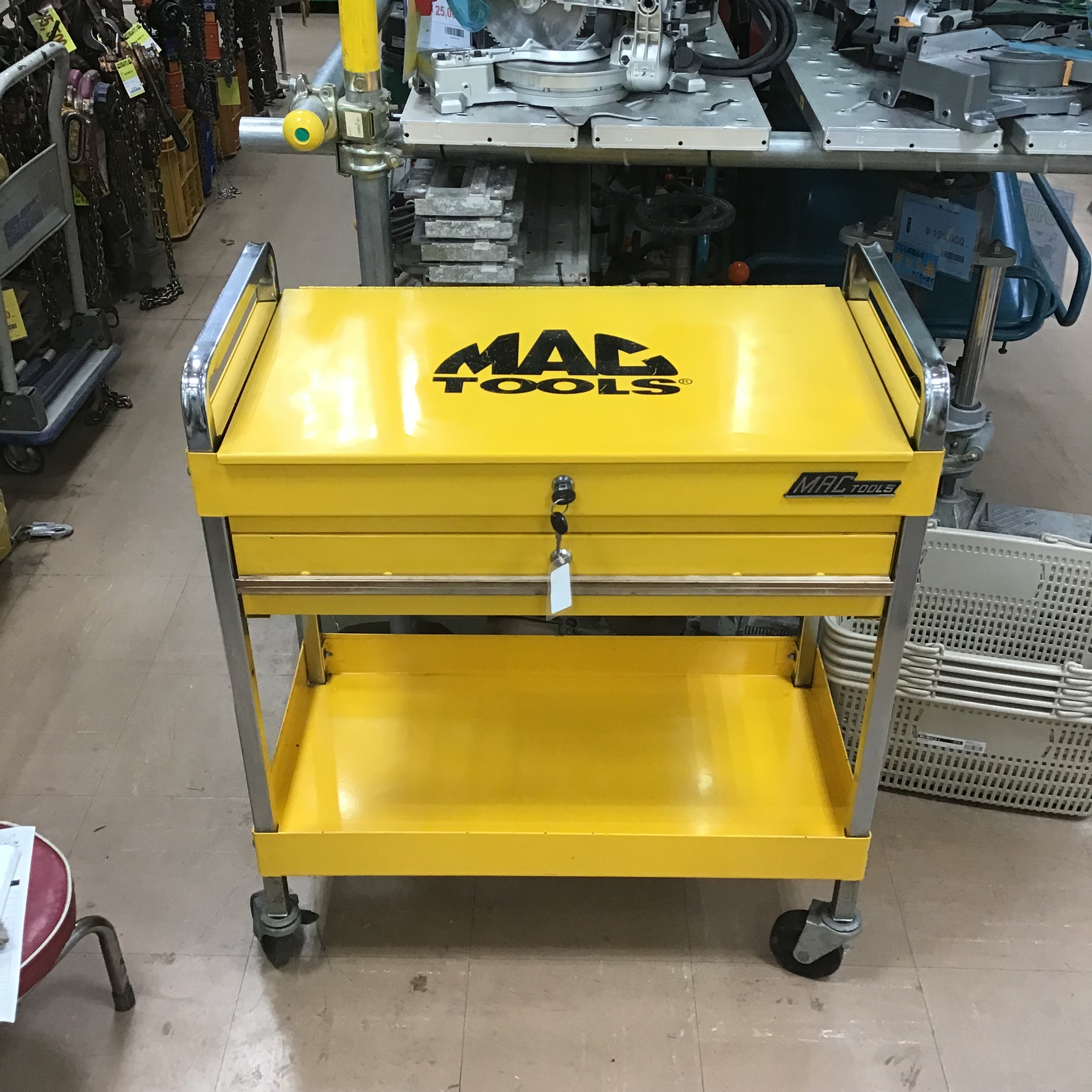 【店頭受取り限定】マックツール MACTOOLS ユーティリティーカート MB100UC-YE【草加店】