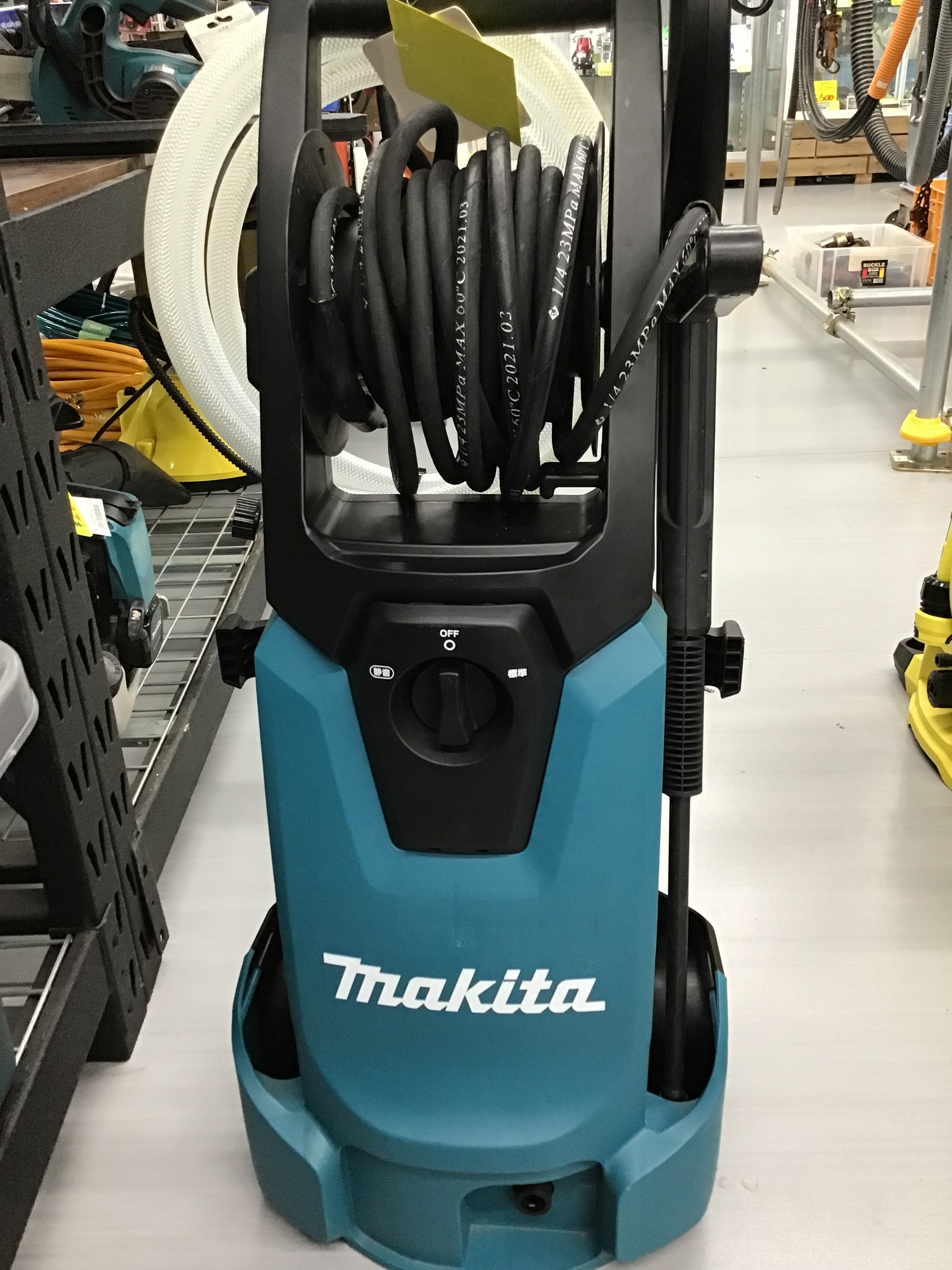 色ブルー マキタ(Makita) 高圧洗浄機 高機能タイプ 100V 50/60Hz