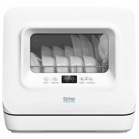 Mini Lave-Vaisselle Portable - 5 Programmes + Affichage Numérique