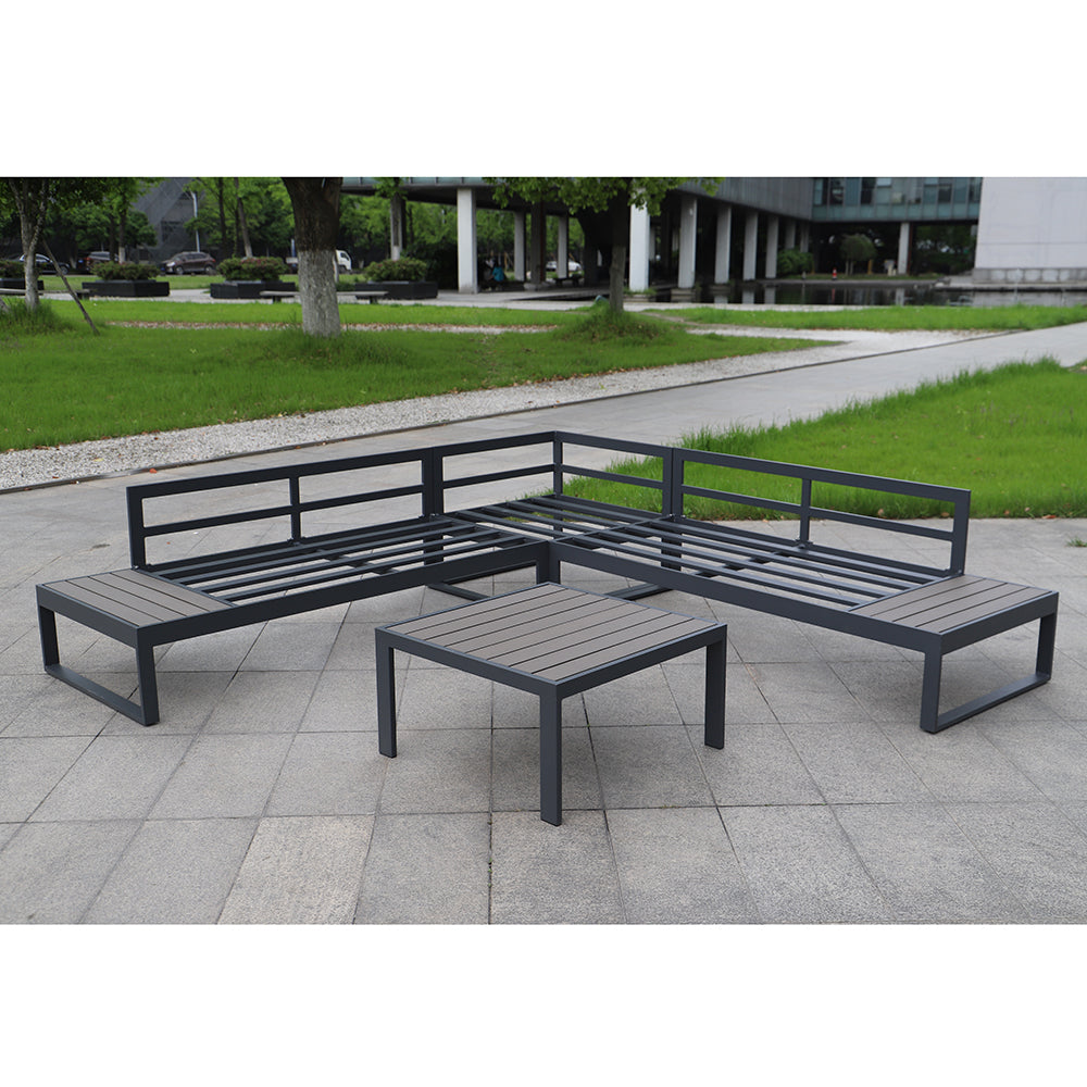 5 seater garden bench