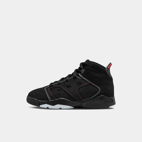 black jordans with red stitching