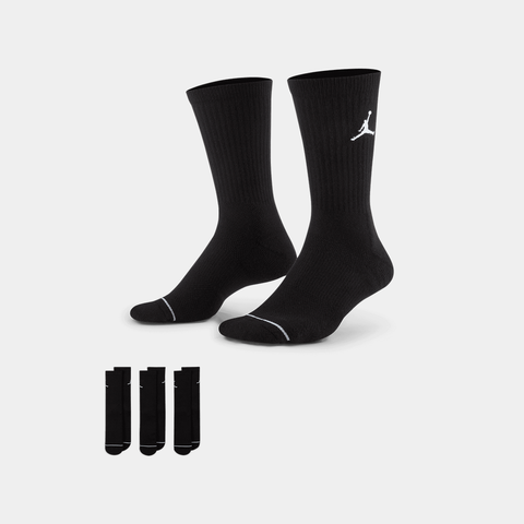 black jordans socks