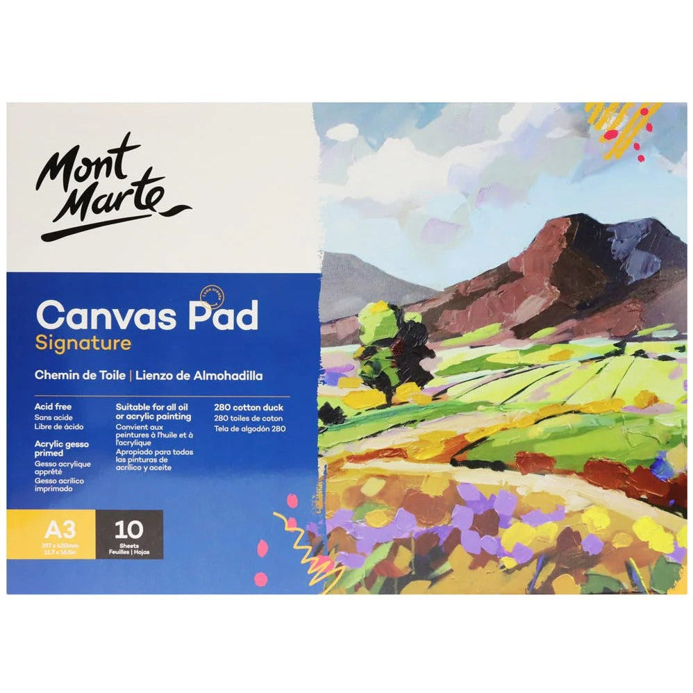 Canvas Panels Signature 2pc 20.4 x 25.4cm (8 x 10in) – Mont Marte