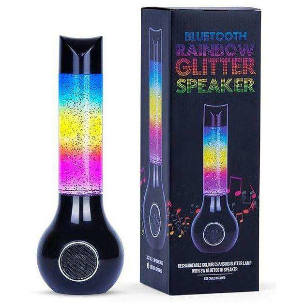 glitter lamp bluetooth speaker