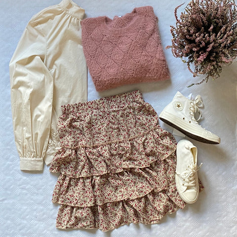 Flatlay Cozy Herbstoutfit Gluecksboutique