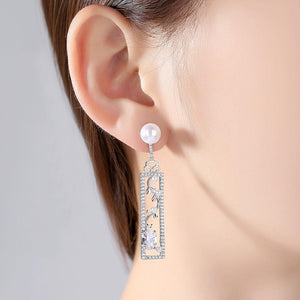Pearl Vine Designer Earrings - Enumu