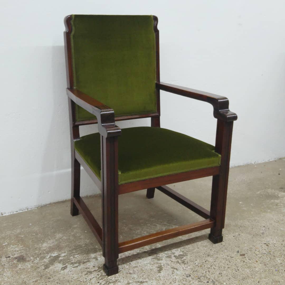 Nieuw Koop tweedehands design Antieke Amsterdamse School stoel eenvoudig QY-73