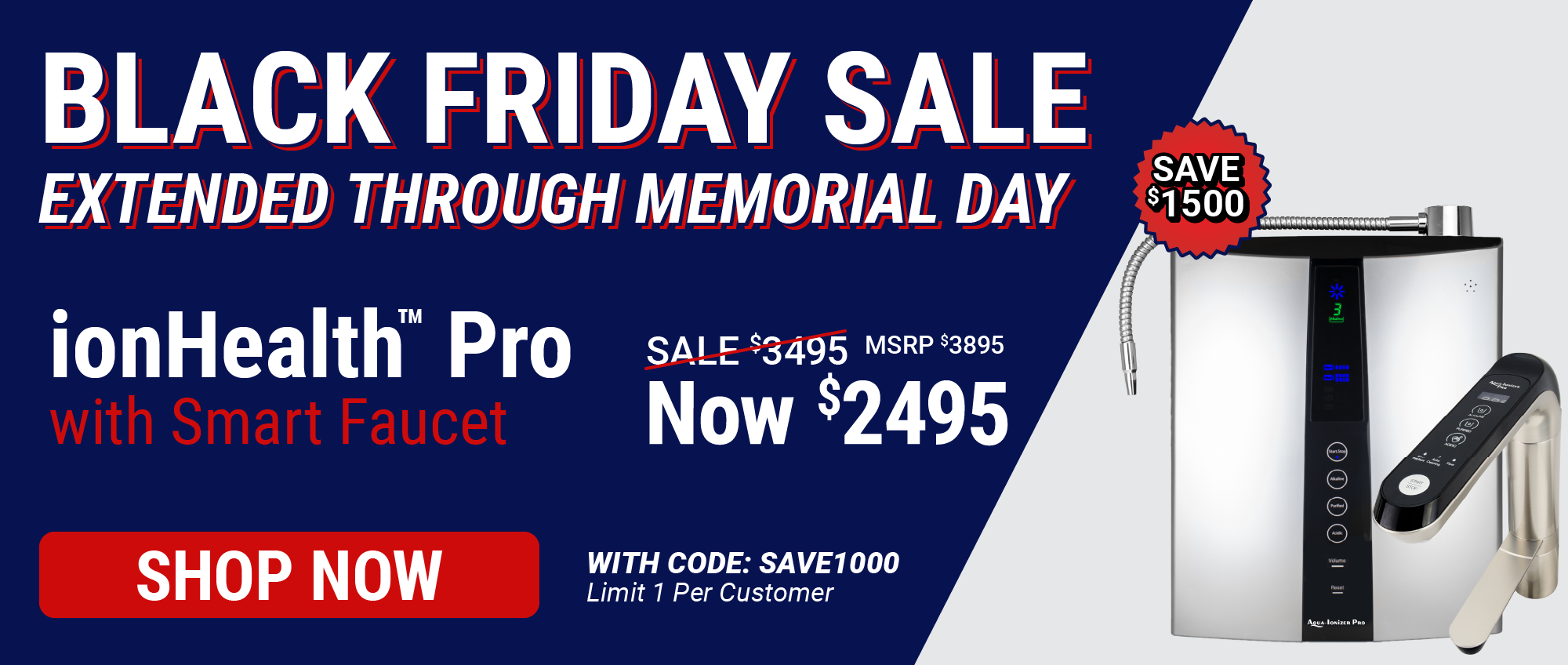 ionHealth Pro - Black Friday Sale  Extended Through Memorial Day