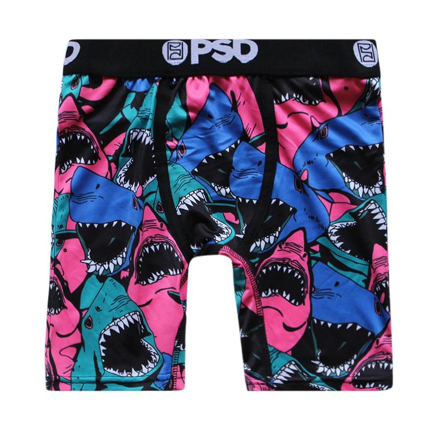 PSD Underwear Shark Bite Youth Kids Boxer Briefs High Quality No