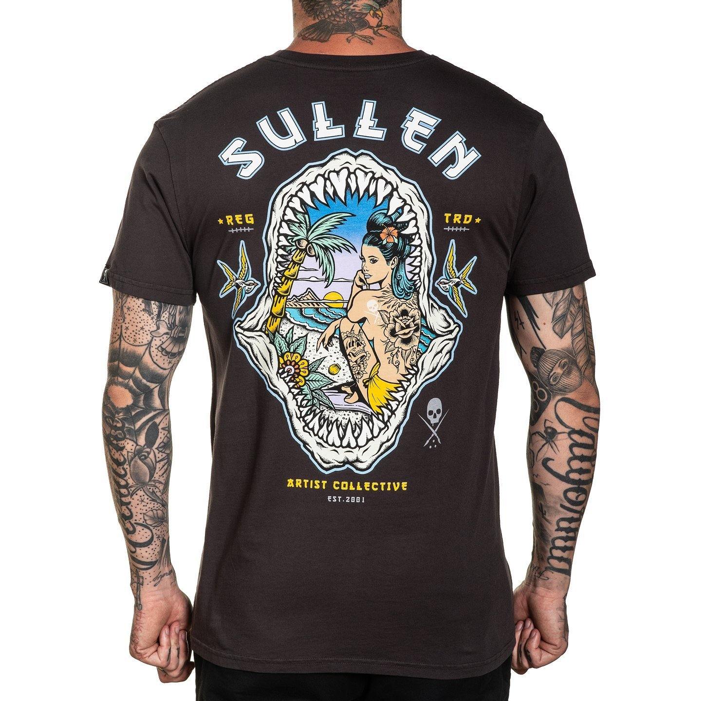 sullen tokyo FLOWER PRINTED SHEER SHIRT 【正規販売店