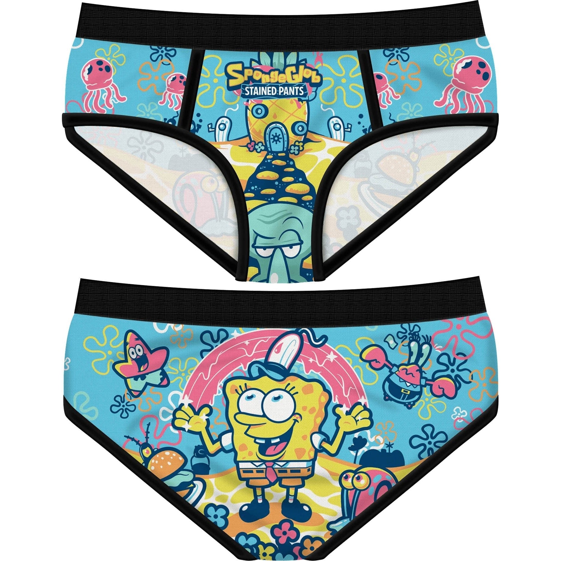 Harebrained Spongeglob Period Panties Spongebob Womens Underwear