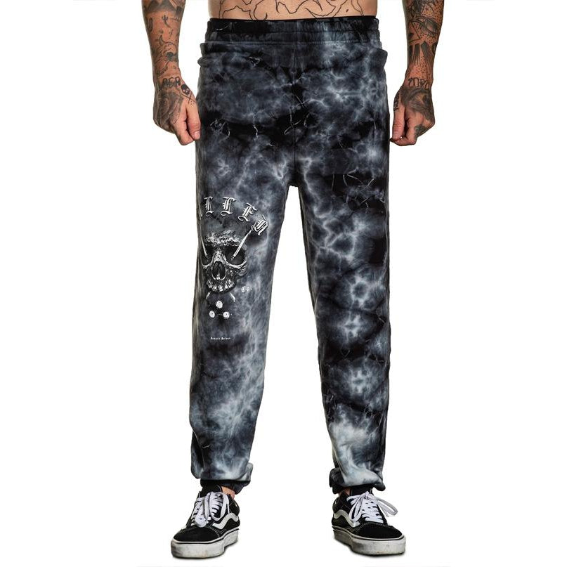 Sullen Art Collective | Lincoln Mens Black Sweat Pants - Scarlett Dawn