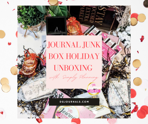 Journal Junk Box Holiday Unboxing