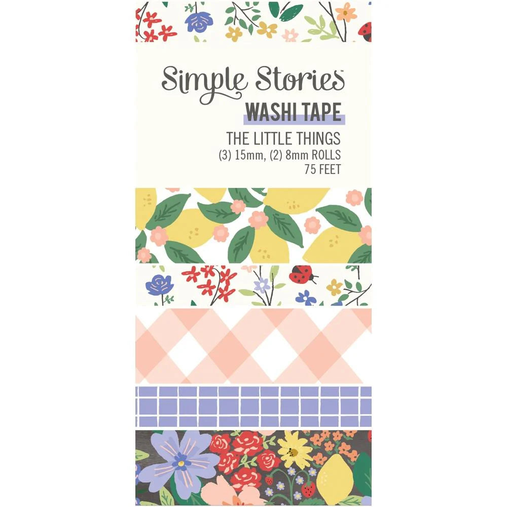 Simple Joys Washi Tape Set of 5