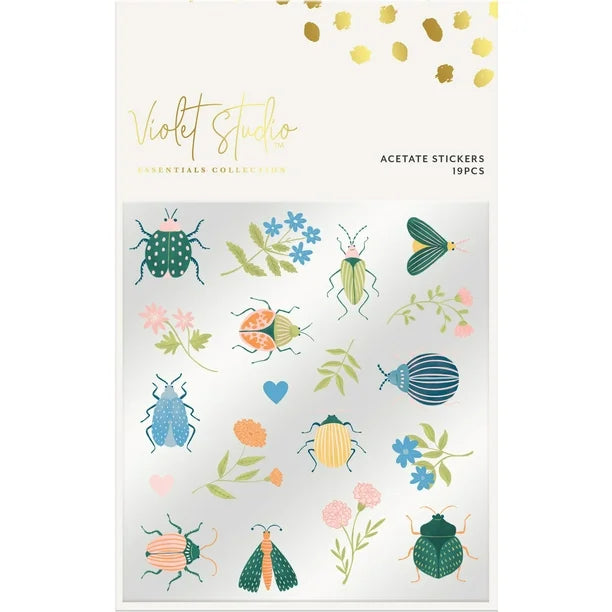 Love Bug Acetate Stickers