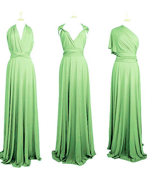 Sage Green Bridesmaid Dresses Infinity Lisposa 9944