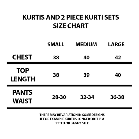 Tart Size Chart