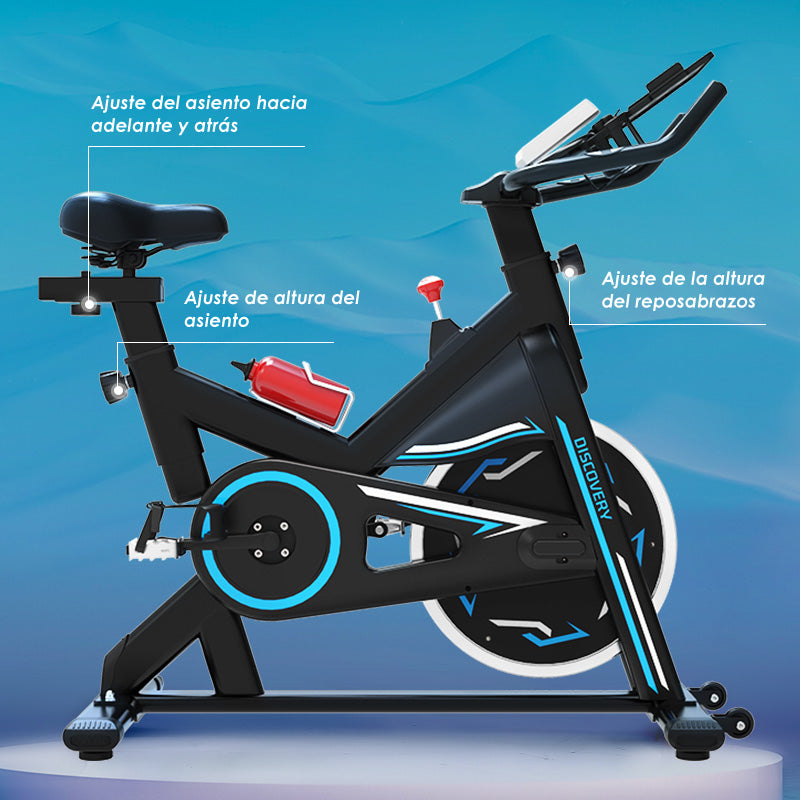 Bicicletas estáticas, bicicleta de spinning, ultra silenciosa para el  hogar, bicicleta de ejercicio, equipo de fitness para entrenamiento