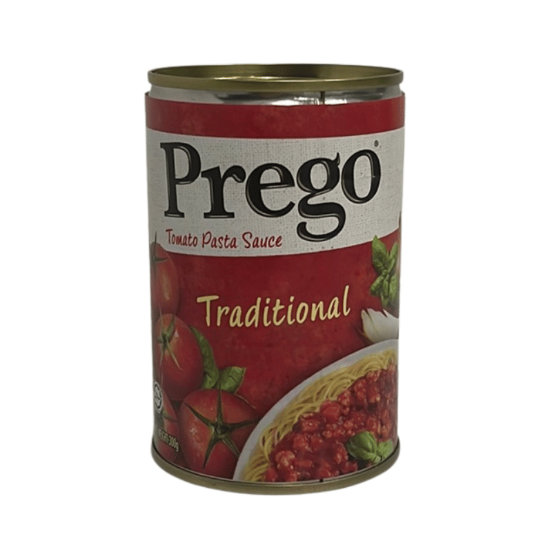 Prego Pasta Sauce (Can) - Cheese & Herbs/Mac & Cheese/Carbonara  Mushroom/Mushroom/Traditional (290g/295g/300g)