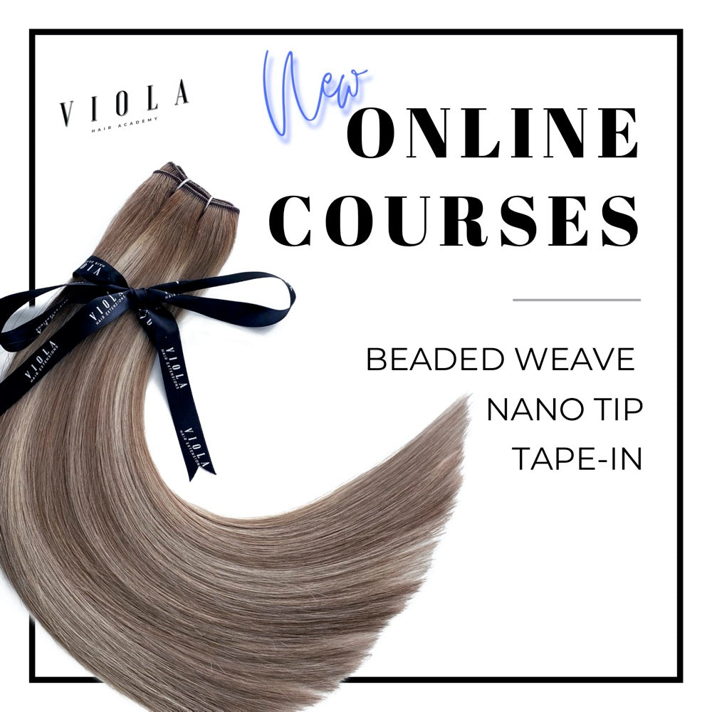 Beaded Weft (Weave) Hair Extension Online Course Viola Hair Extensions