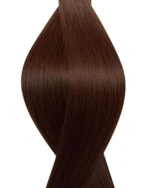 Chocolate Copper Nano Ring Hair Extensions – Viola Hair Extensions
