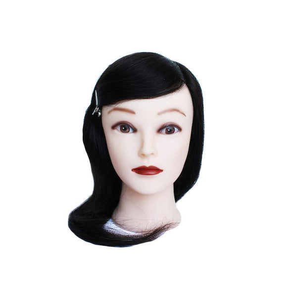 Gex Heavy Duty Canvas Block Head Tripod Cosmetology Training Doll Head Stand Mannequin Manikin Head Tripod Wig Stand with Travel Bag)