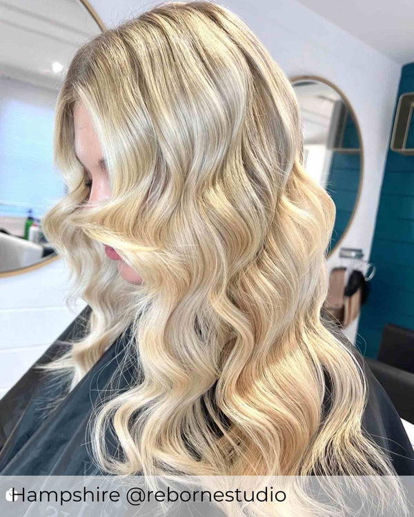Malibu Blonde Seamless Clip In Hair Extensions