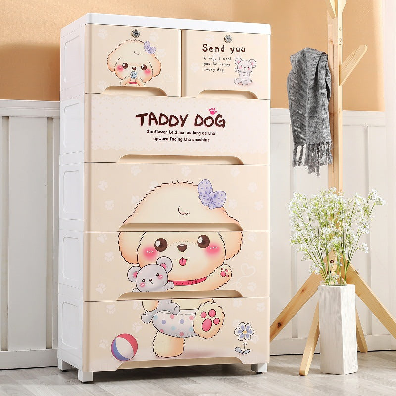 plastic baby cupboard