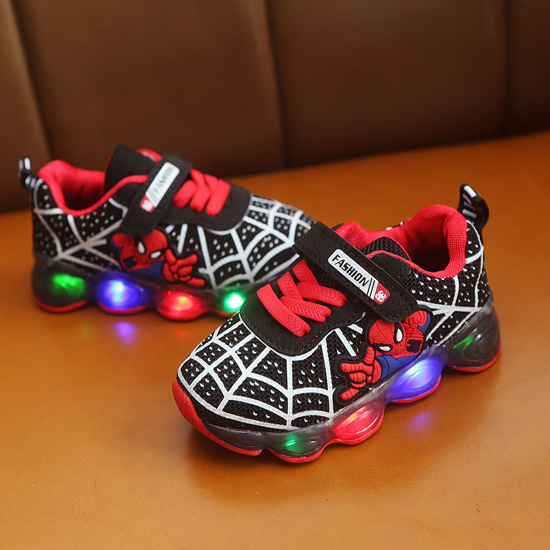 spiderman trainers with lights