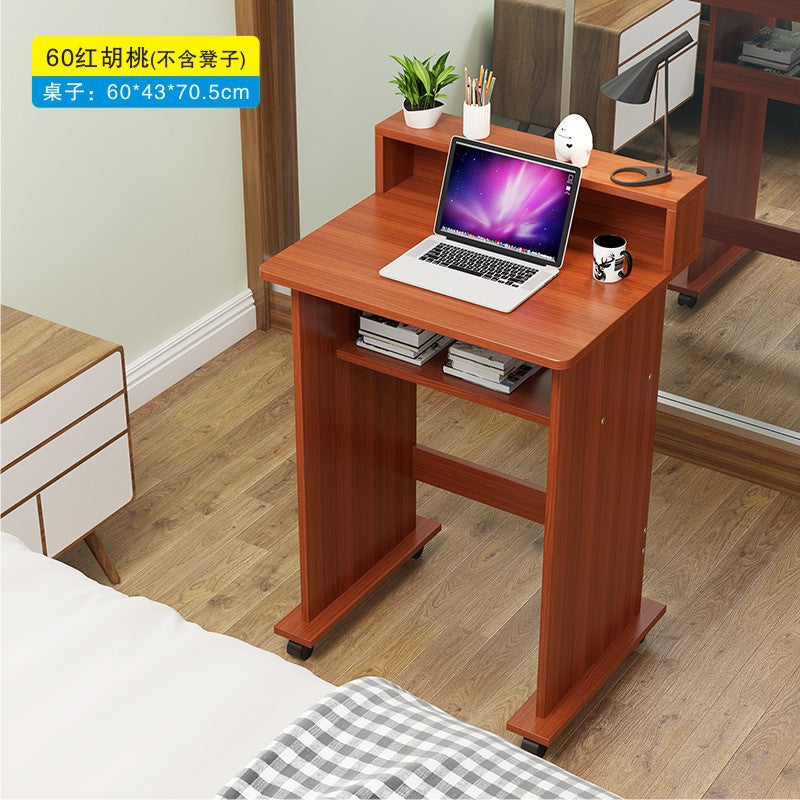 Simple Mobile Desktop Computer Table Home Bedside Bedroom Bookcase