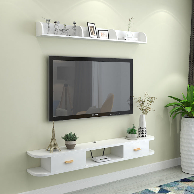 Modern Minimalist Wall Mounted Tv Cabinet Living Room Bedroom Simple Router Set Top Box Rack Shelf Wall Hanging