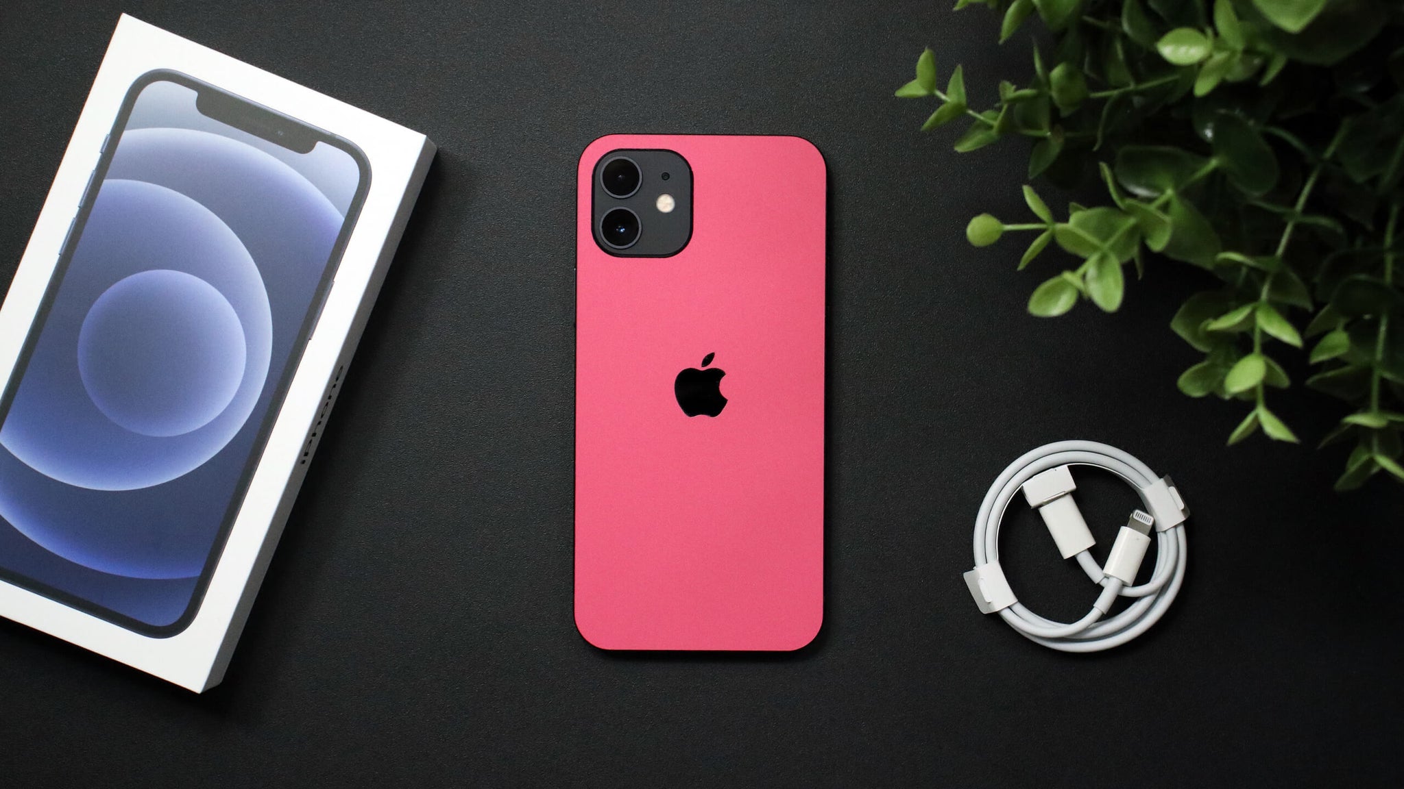 iPhone 12 Mini Textured Matt Pink Skins