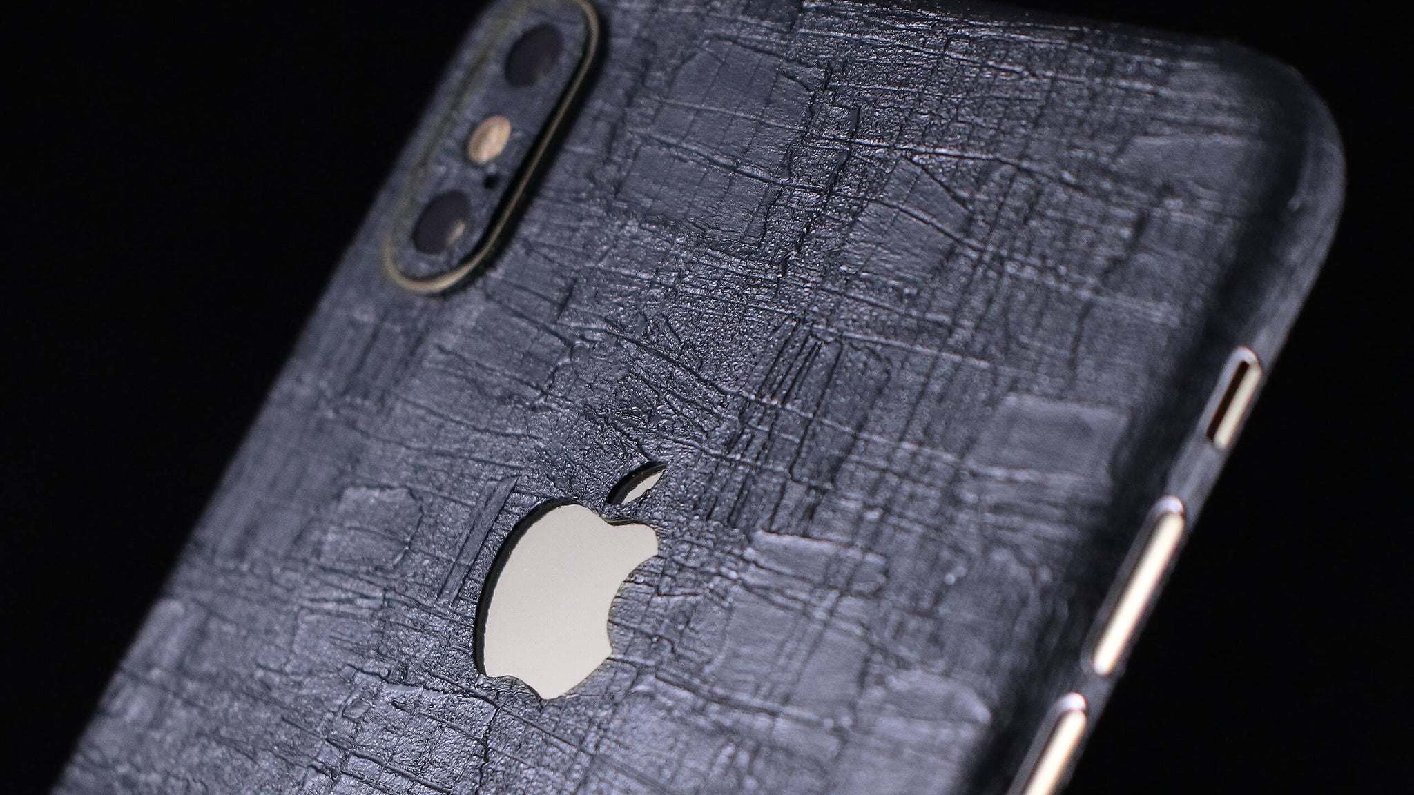 iPhone XS Max Carved Charcoal skin
