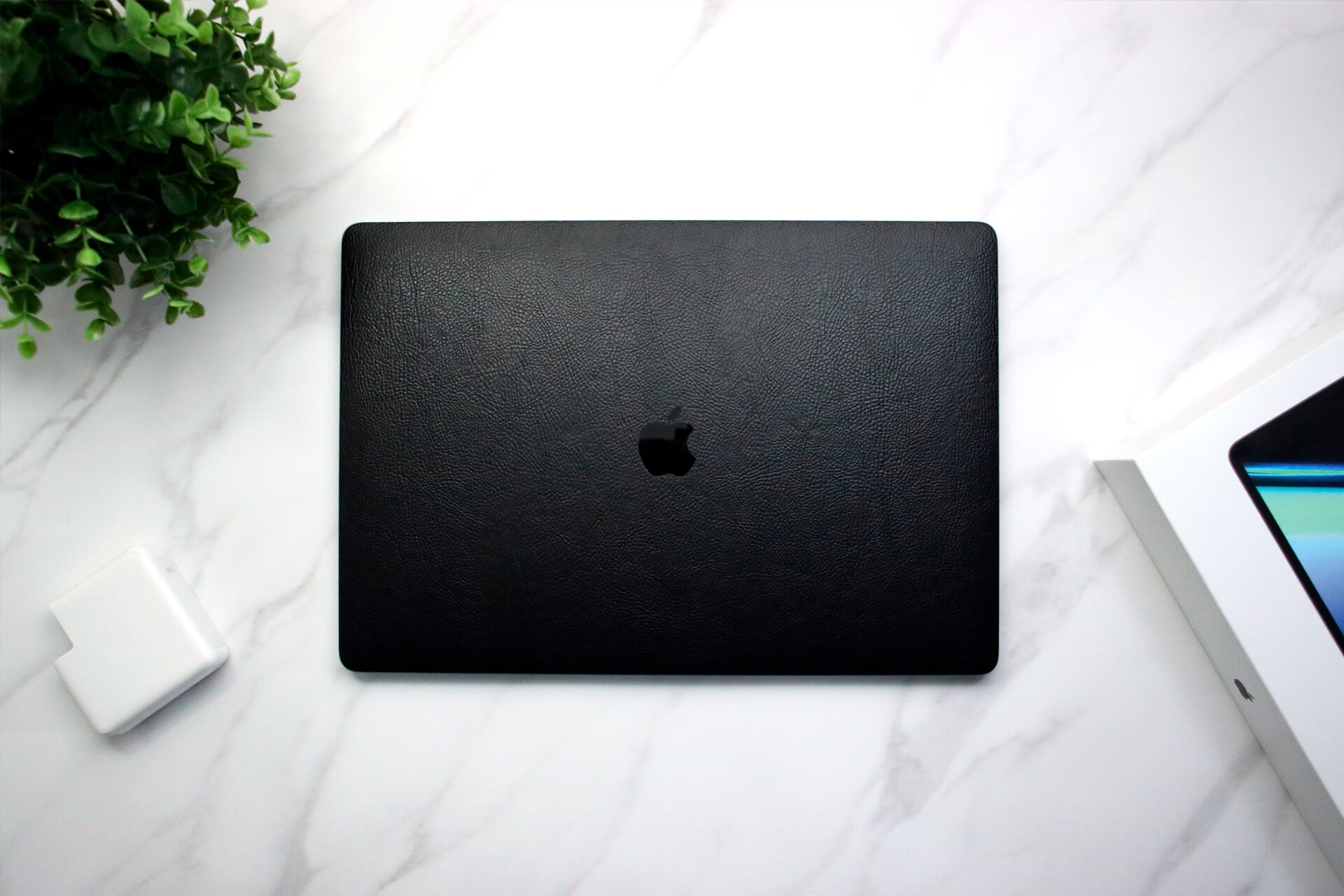 MacBook Pro 16-inch Black Leather Skins