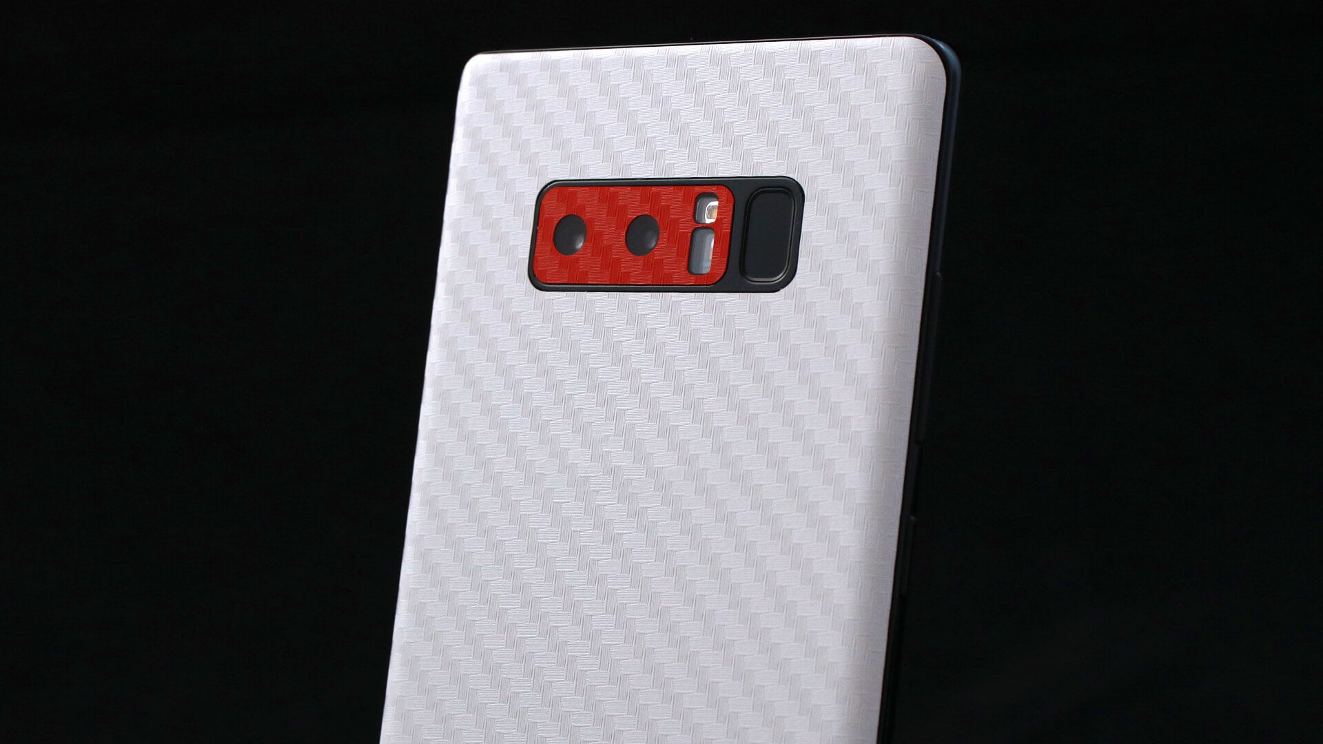 Samsung Galaxy Note 8 White Carbon Skins