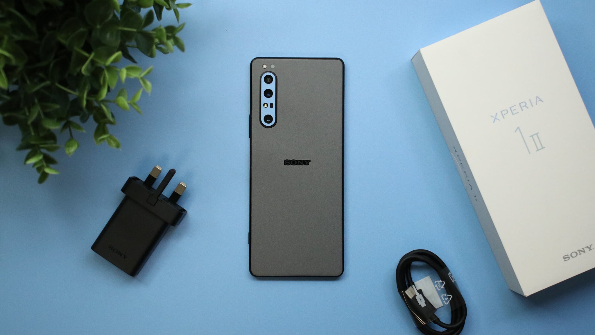 Sony Xperia 1 ii Textured Matt Grey Skins