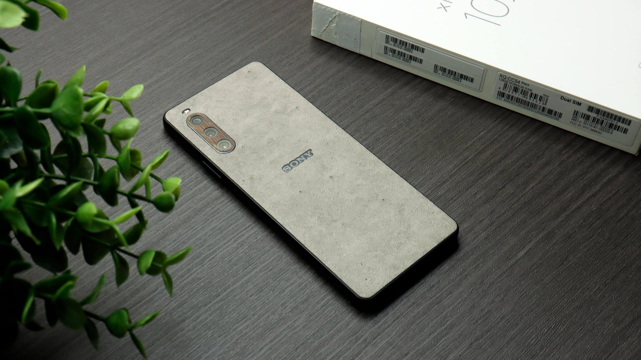 Sony Xperia 10 iv Sahara concrete skins