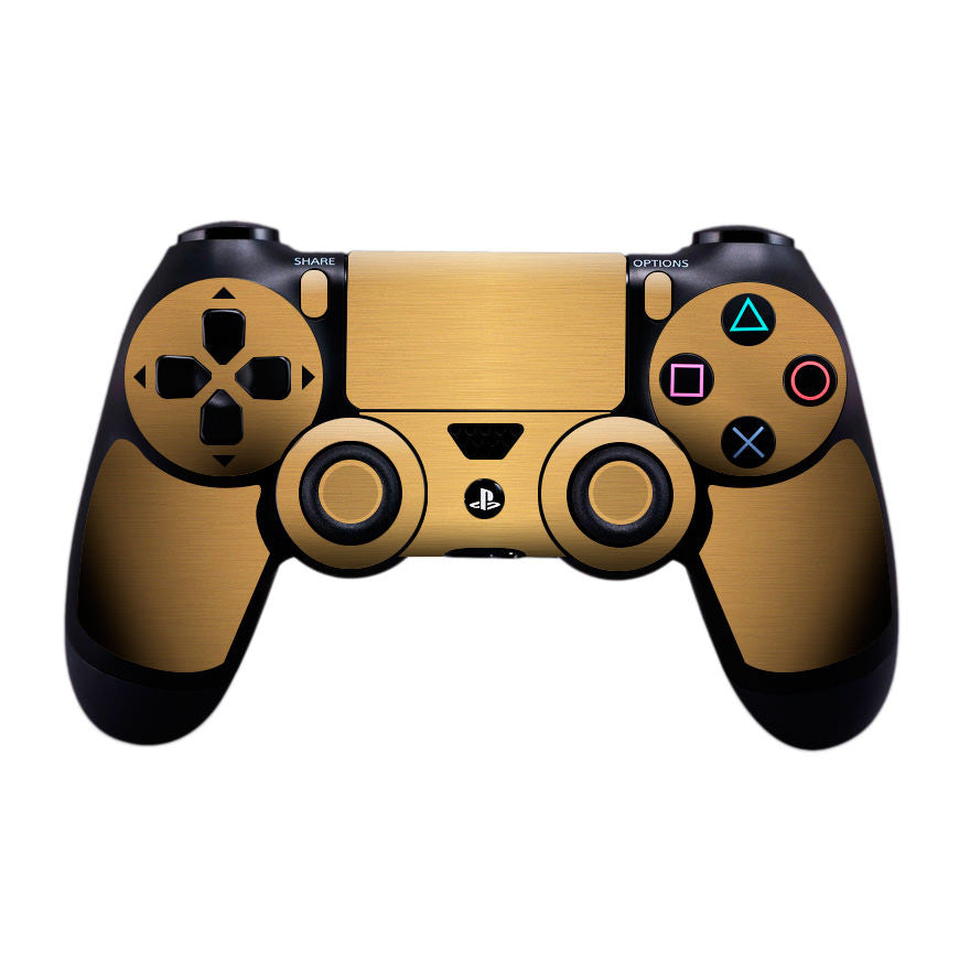 ps4 controller black and gold