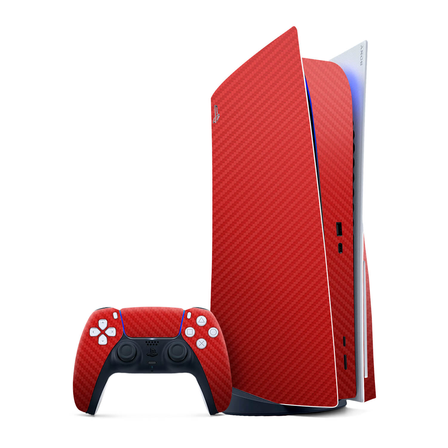 ps5 black and red