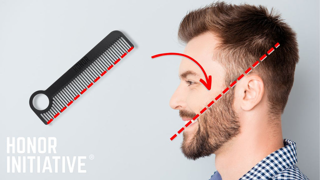 Cheek line trimming diagram