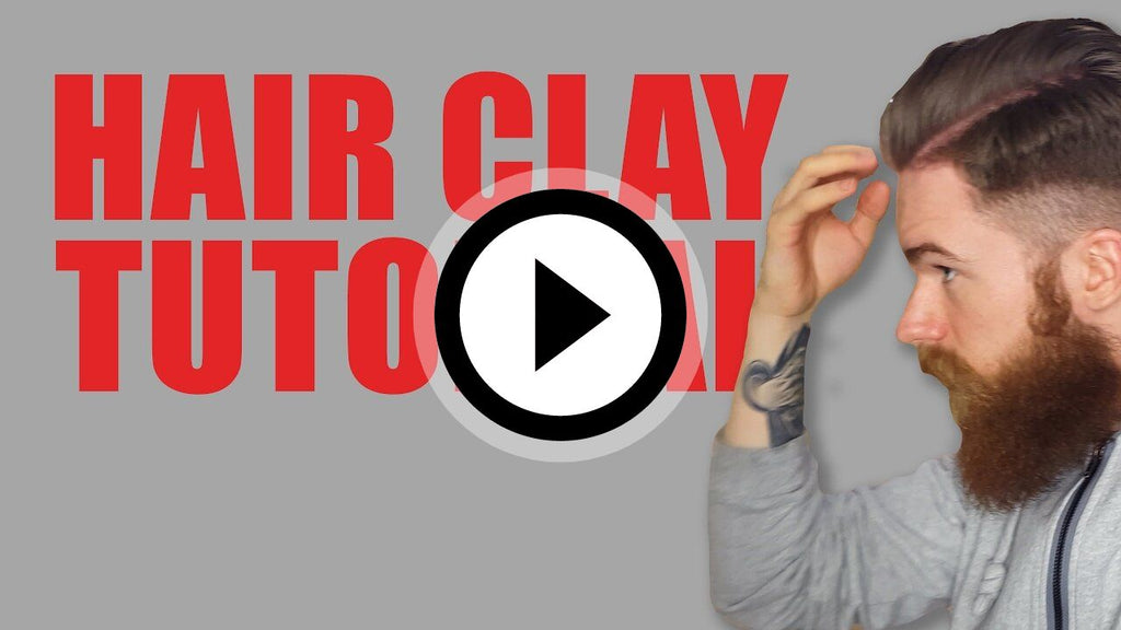 How to use hair clay