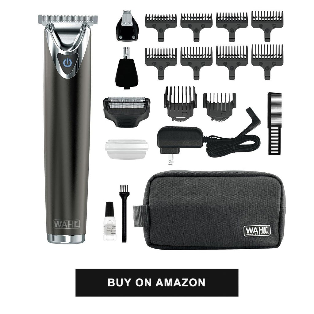 Wahl Stainless Steel Lithium Ion+ Beard & Nose Trimmer