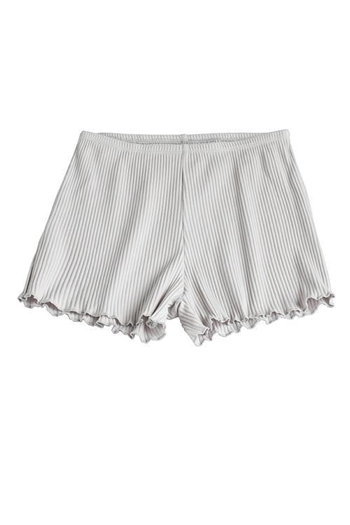 Solid Ruffles Shorts – Chicmony