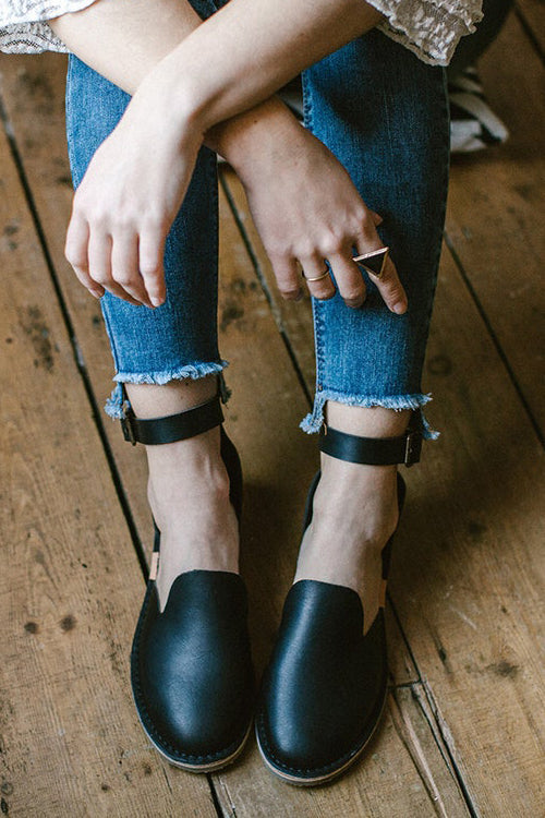 Ankle Strap Flats Sandal – Chicmony