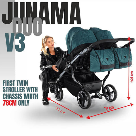 Zwillingskinderwagen Junama Duo V3